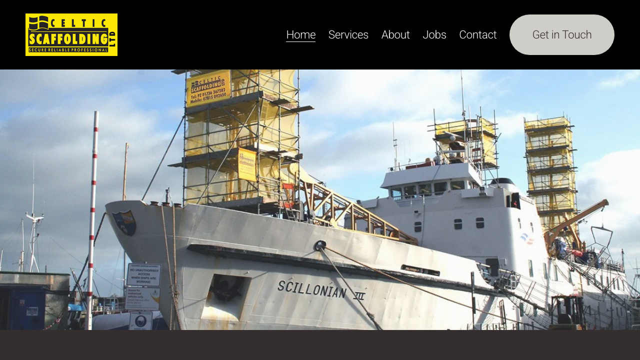 CELTIC SCAFFOLDING (PENZANCE) LTD website preview