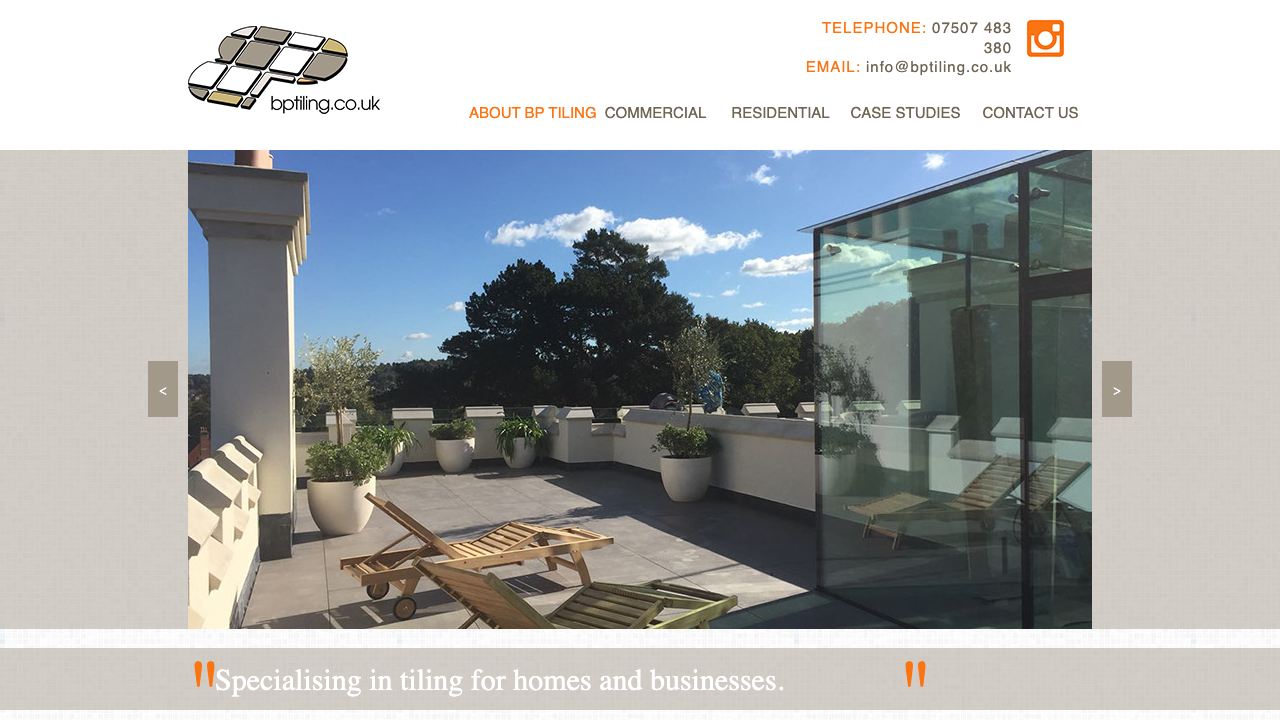 BP TILING (UK) LIMITED website preview