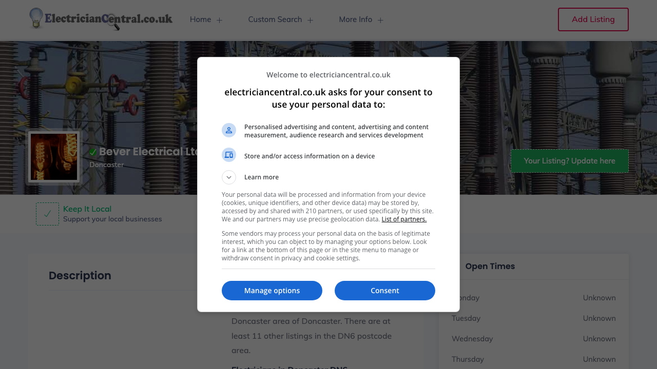 BEVER ELECTRICAL LIMITED website preview