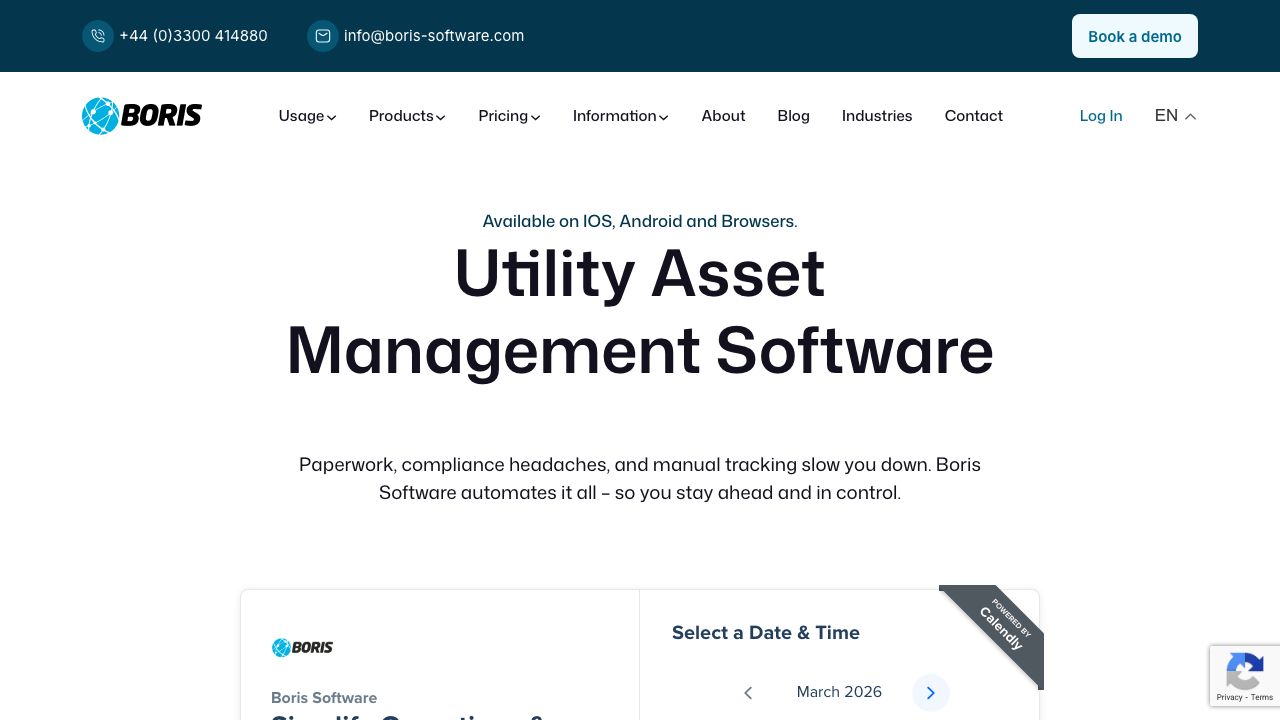 BORIS UTILITY LTD website preview