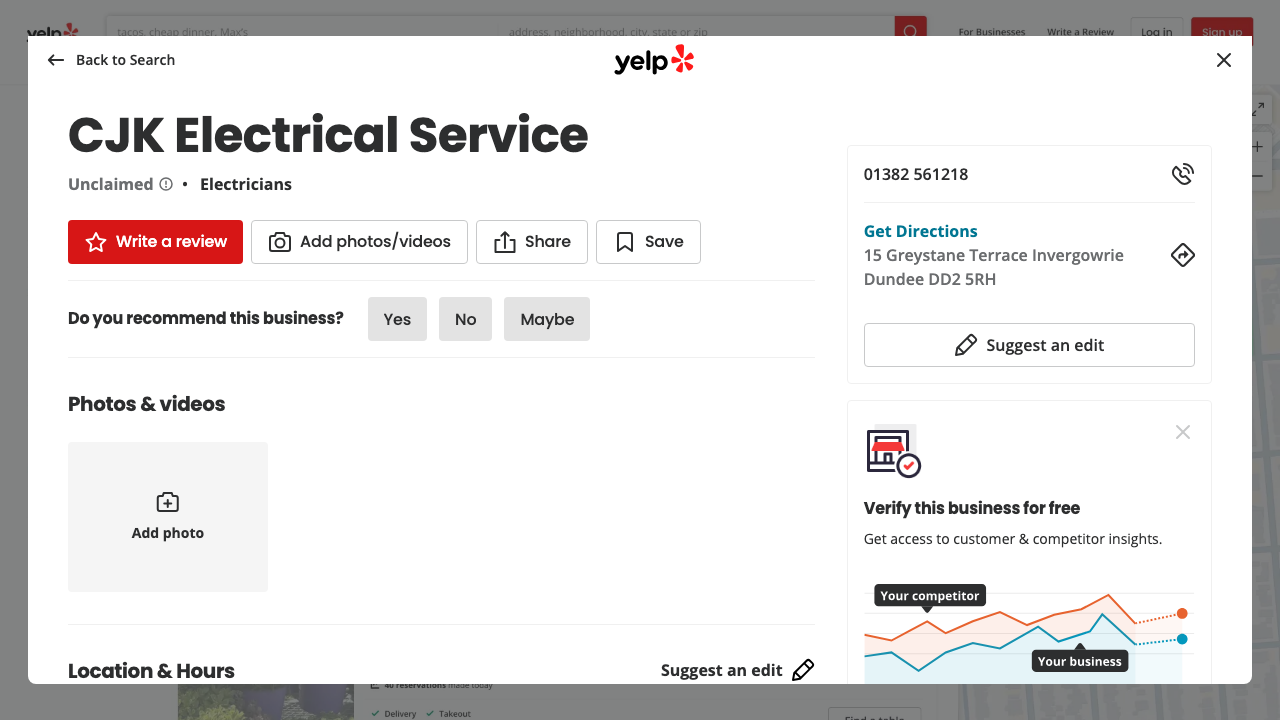 CJK ELECTRICS LTD website preview
