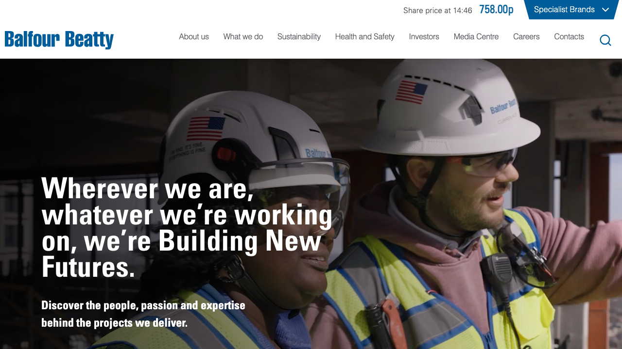 BALFOUR BEATTY BUILDING LIMITED website preview