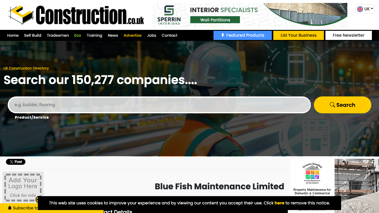 BLUE FISH MAINTENANCE LIMITED website preview