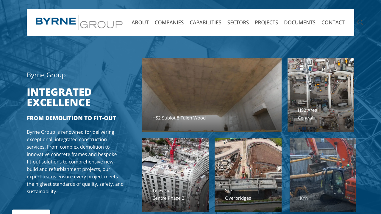 BYRNE GROUP LIMITED website preview