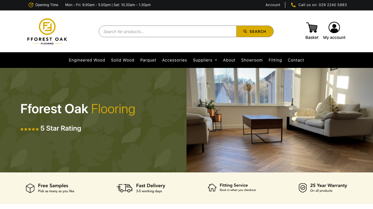 FFOREST OAK LIMITED website preview