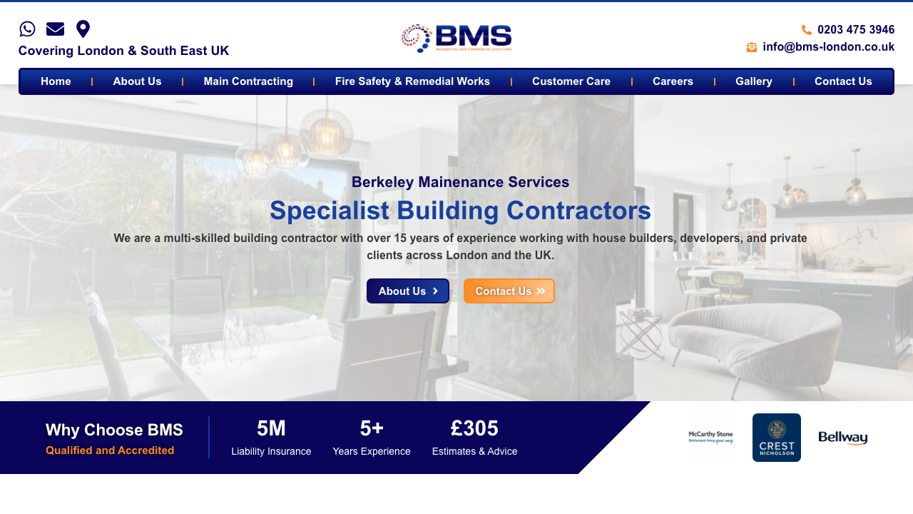 BUILDING MANAGEMENT SERVICES (BMS) LTD website preview