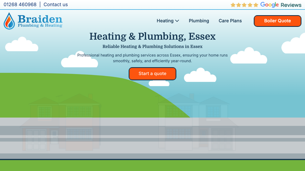 BRS PLUMBING AND HEATING LTD website preview