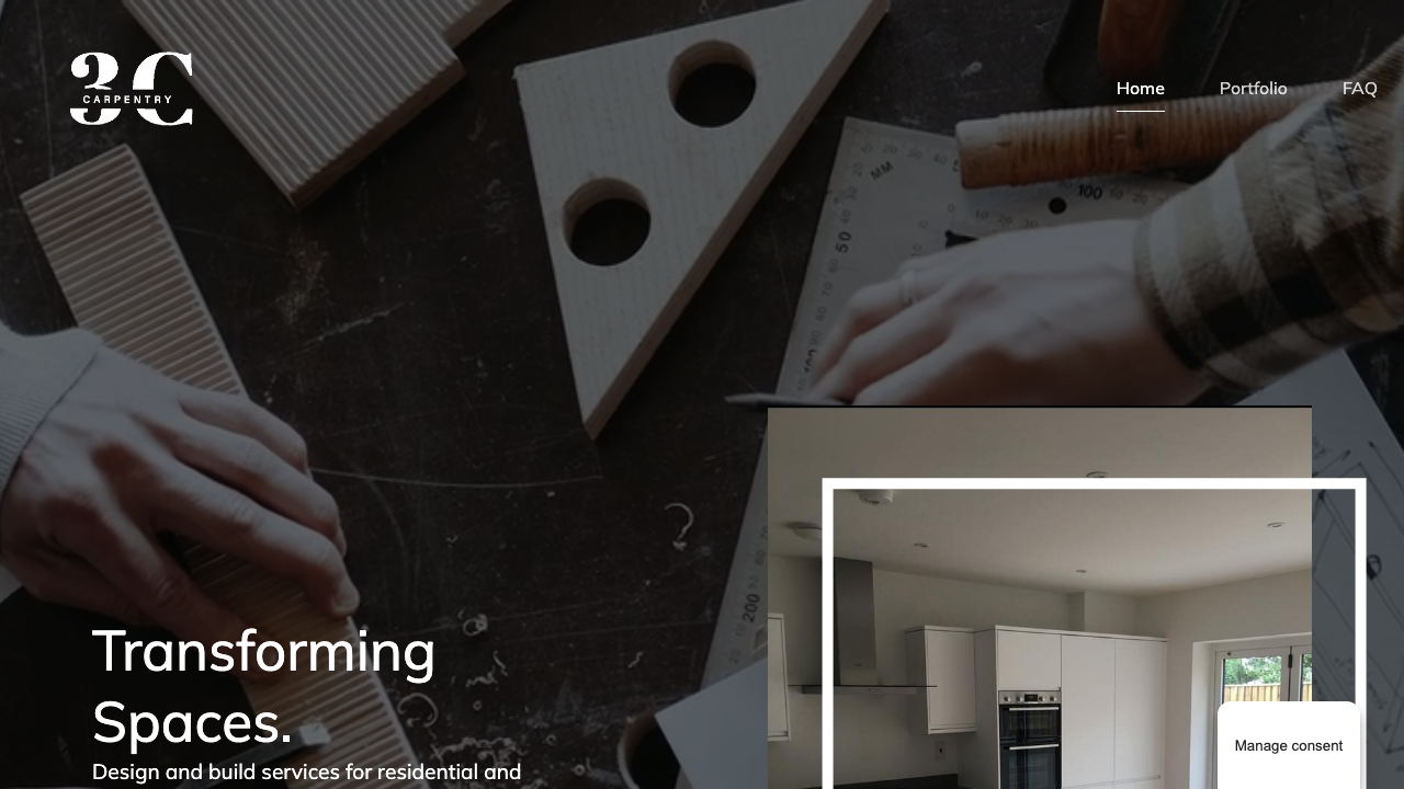 C & C CABINET MAKERS LIMITED website preview