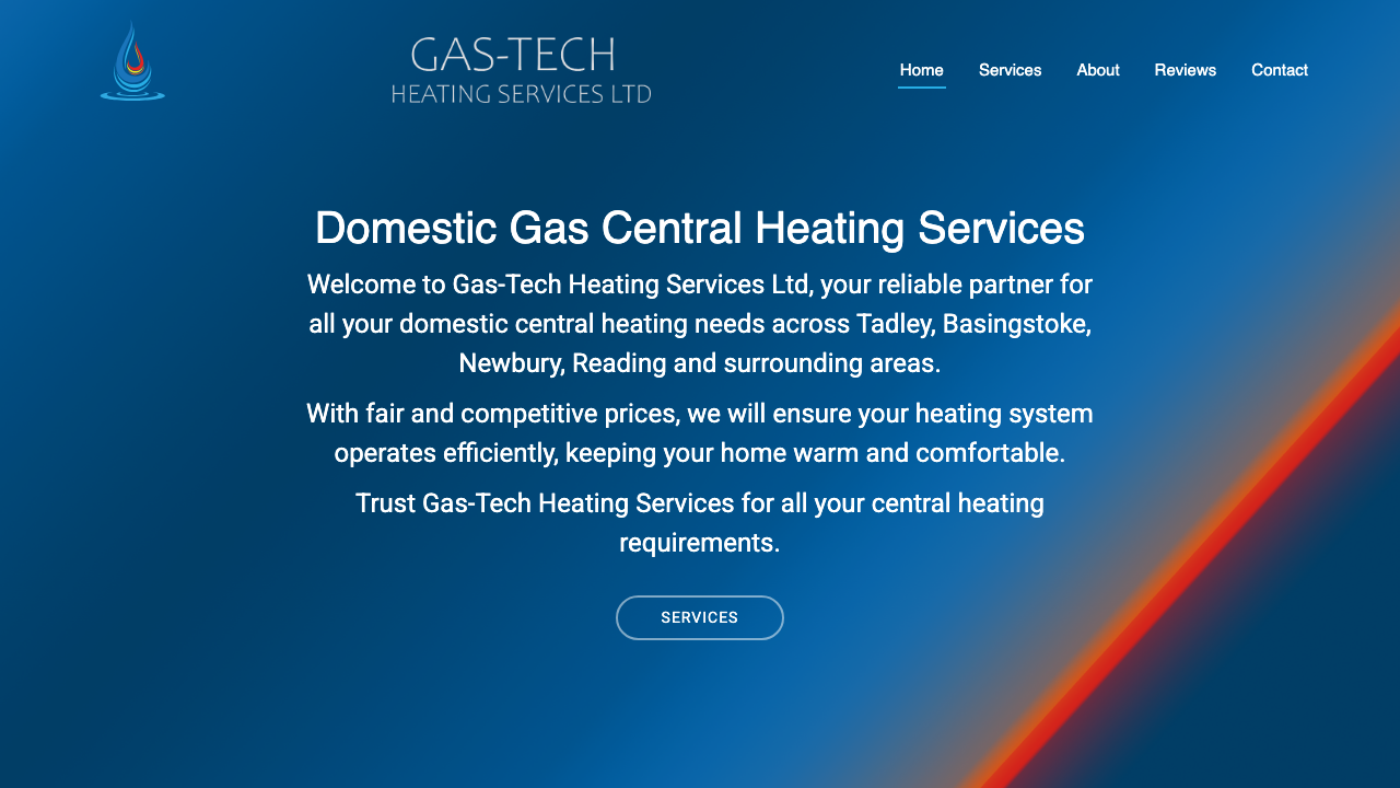 GAS-TECH HEATING SERVICES LIMITED website preview