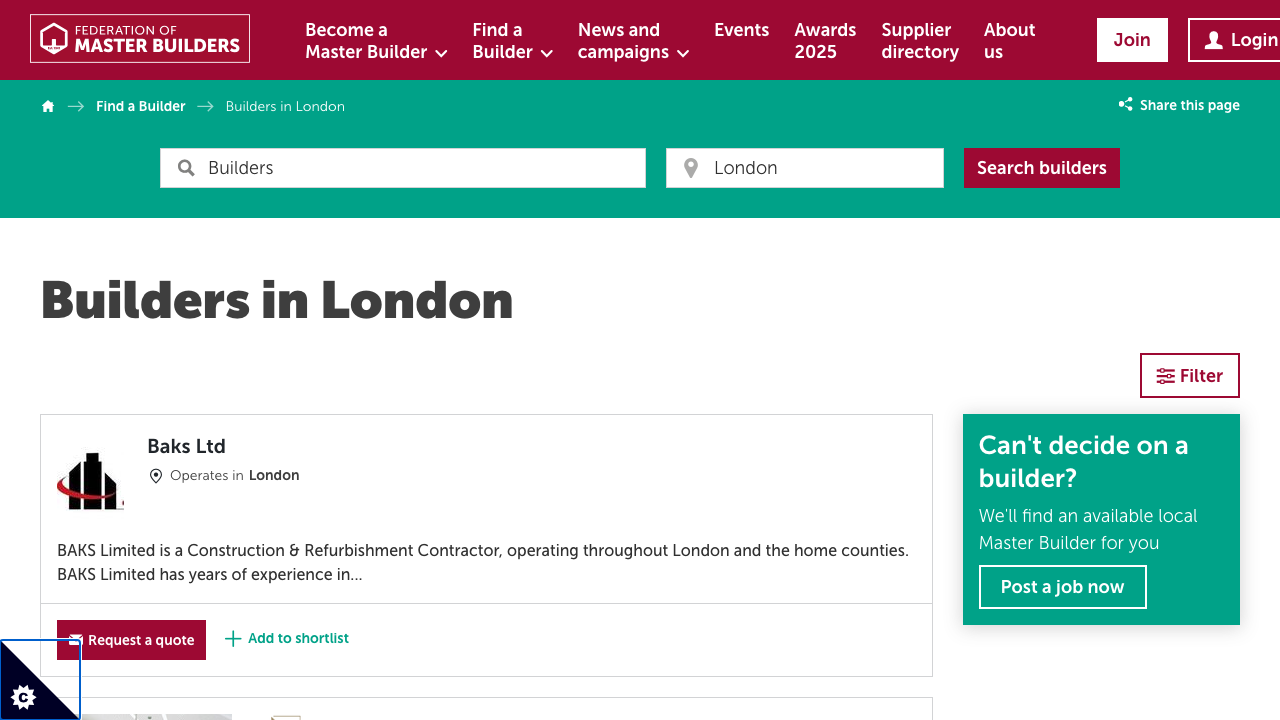 BUILDER NOW LTD website preview