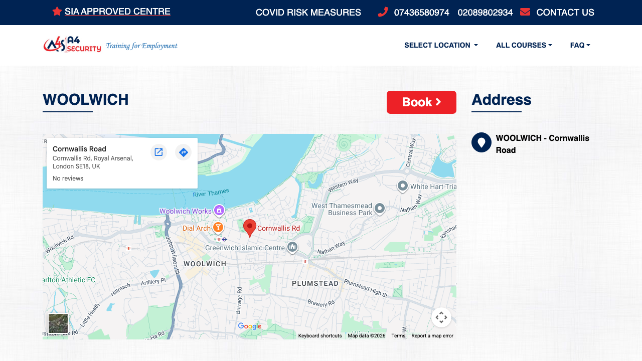 CALL4SECURITY LIMITED website preview