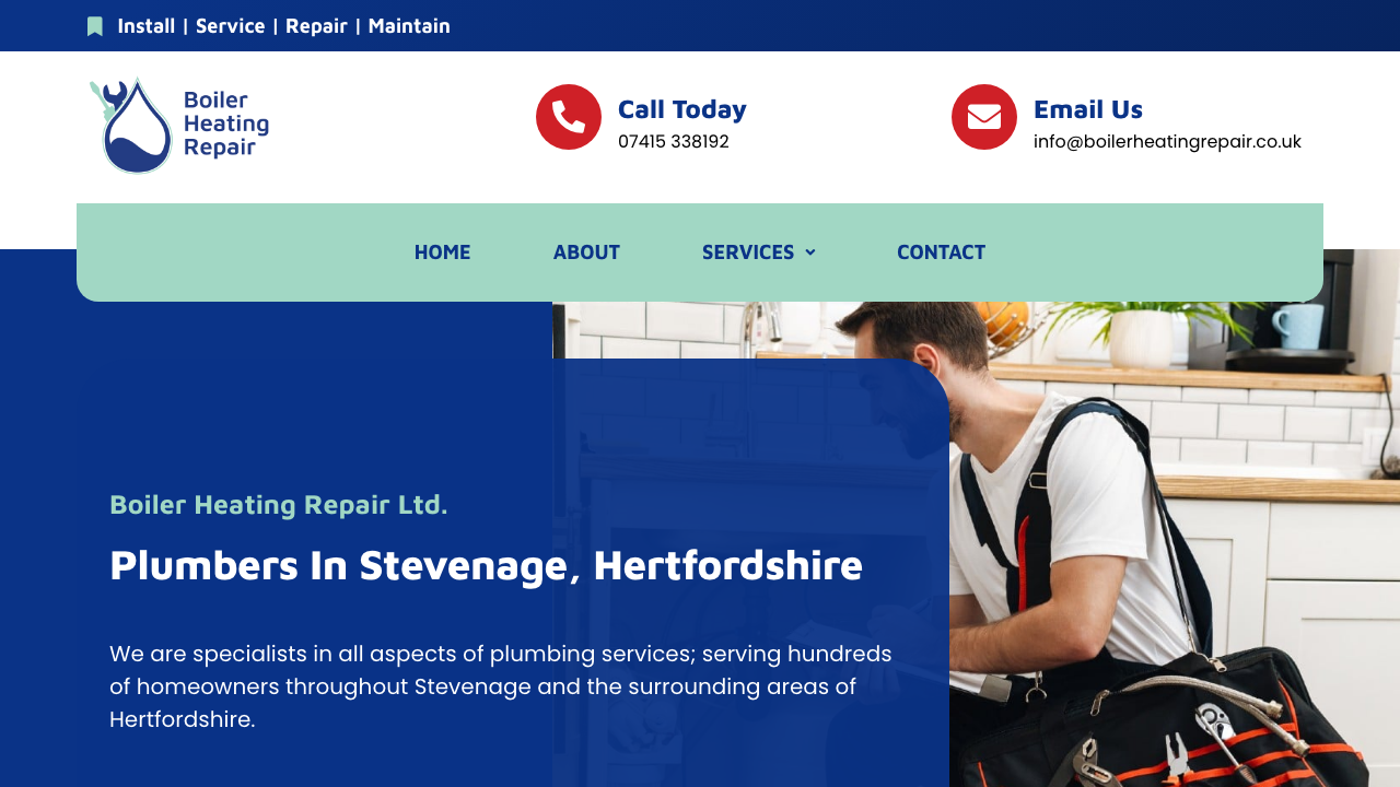BOILER AND HEATING REPAIR LTD website preview
