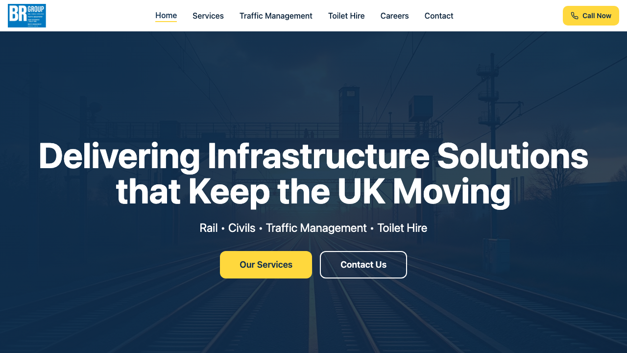 BR RAIL AND CIVILS LTD website preview