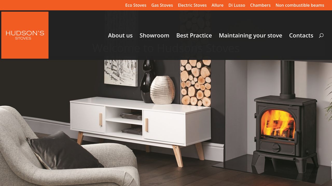 HUDSONS STOVES LTD website preview