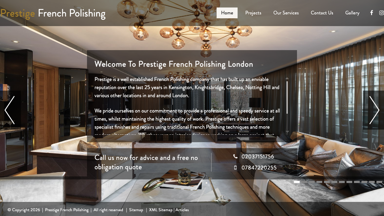BF FRENCH POLISHER LTD website preview