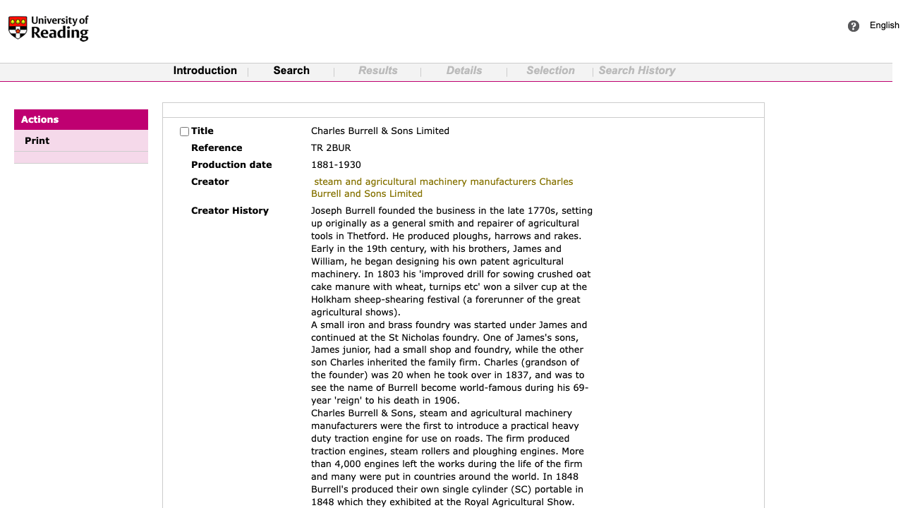 CHARLES BURRELL & SONS (ENGINEERS) LTD website preview