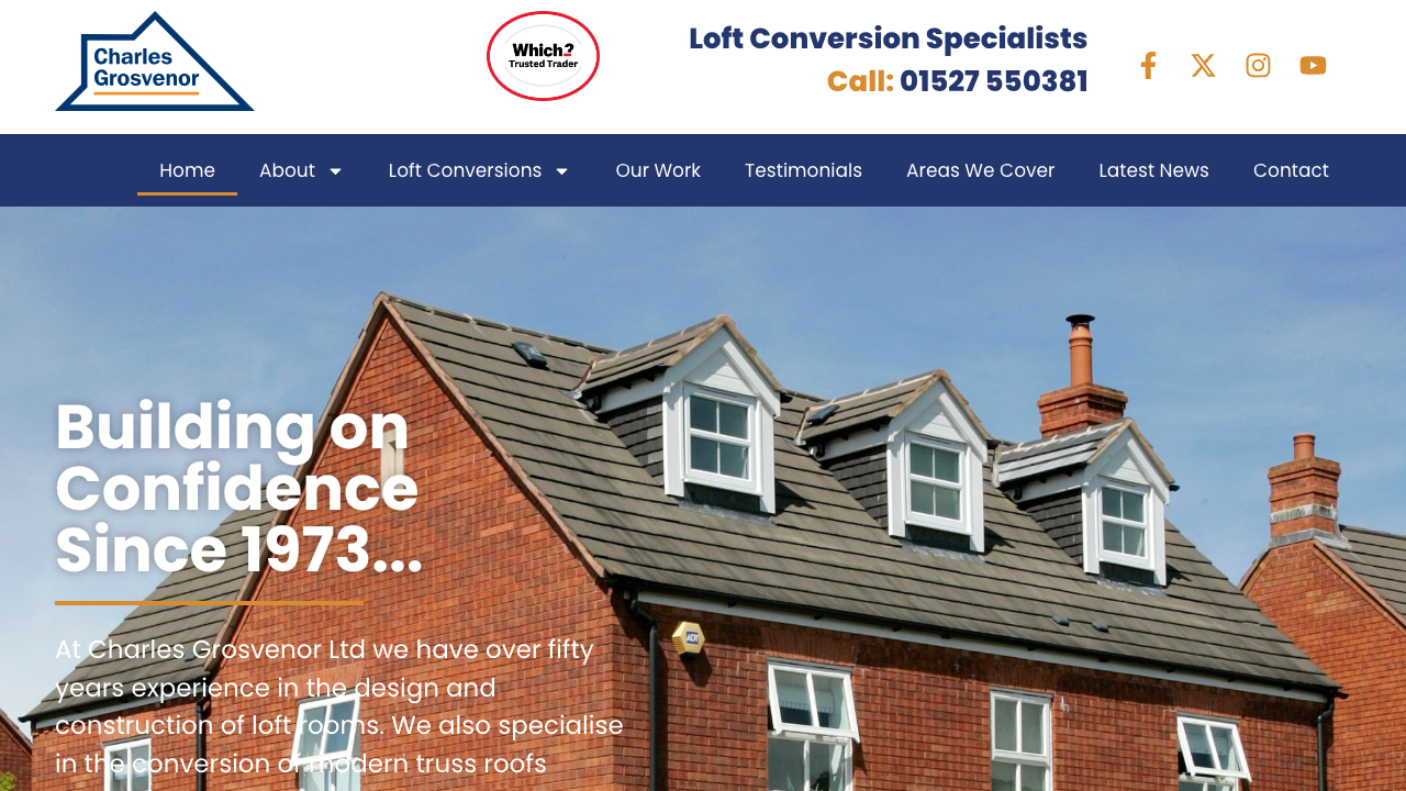 CHARLES GROSVENOR LIMITED website preview