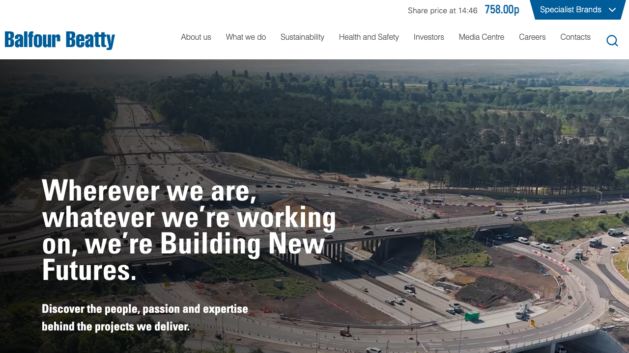 BALFOUR BEATTY BUILD LIMITED website preview