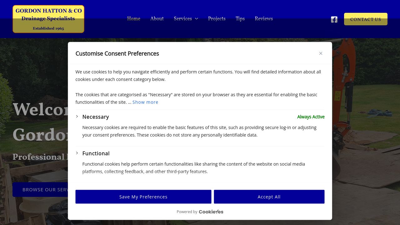 GORDON HATTON & CO. LTD website preview