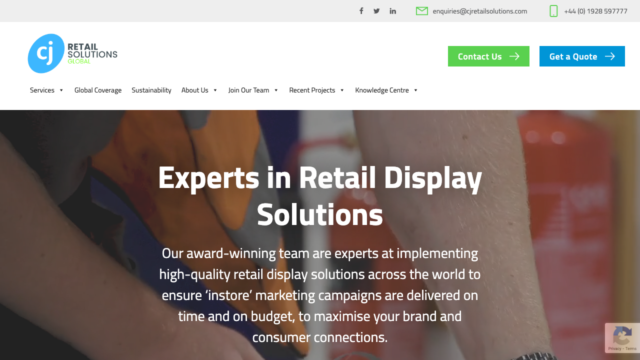 CJ RETAIL SOLUTIONS GLOBAL LIMITED website preview