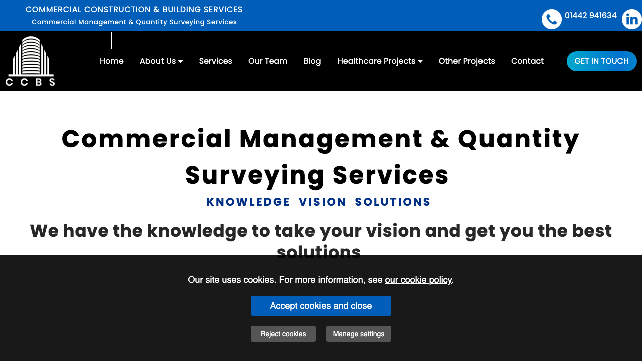 CC BUILDING SOLUTIONS LIMITED website preview