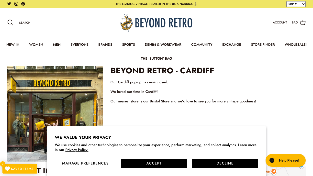 BEYOND RETRO LONDON LTD website preview