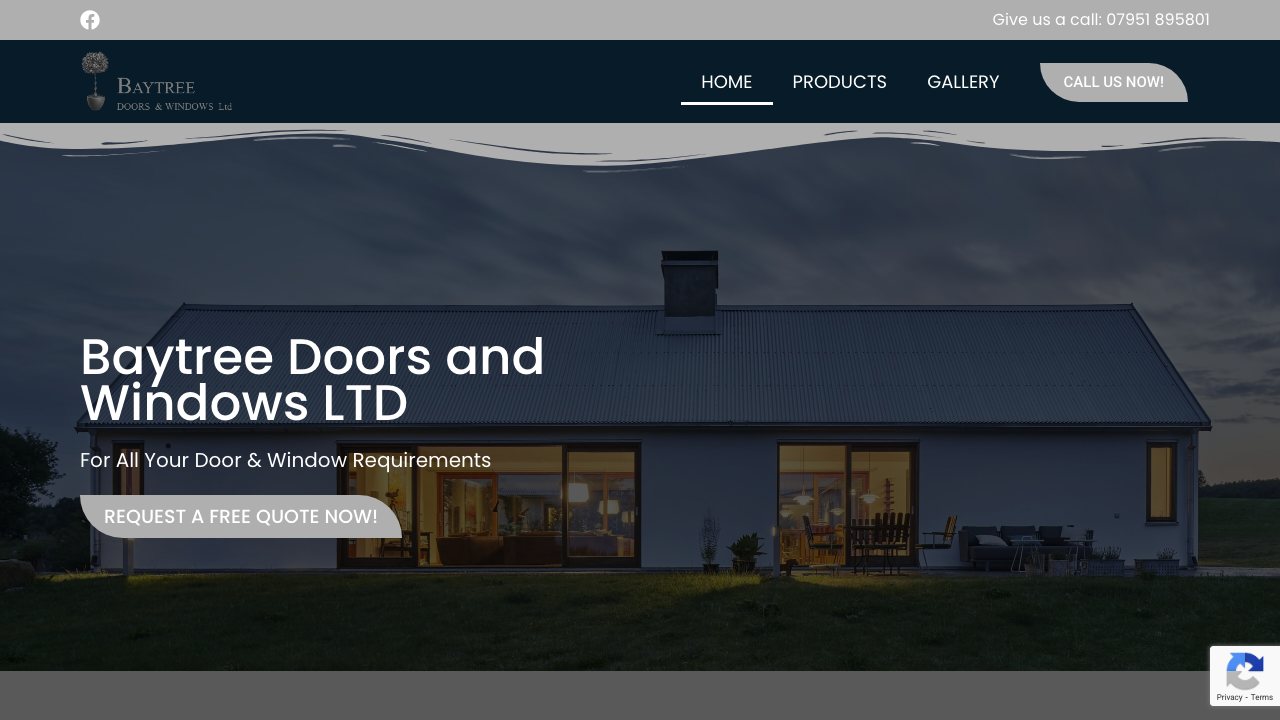 BAYTREE DOORS & WINDOWS LTD website preview
