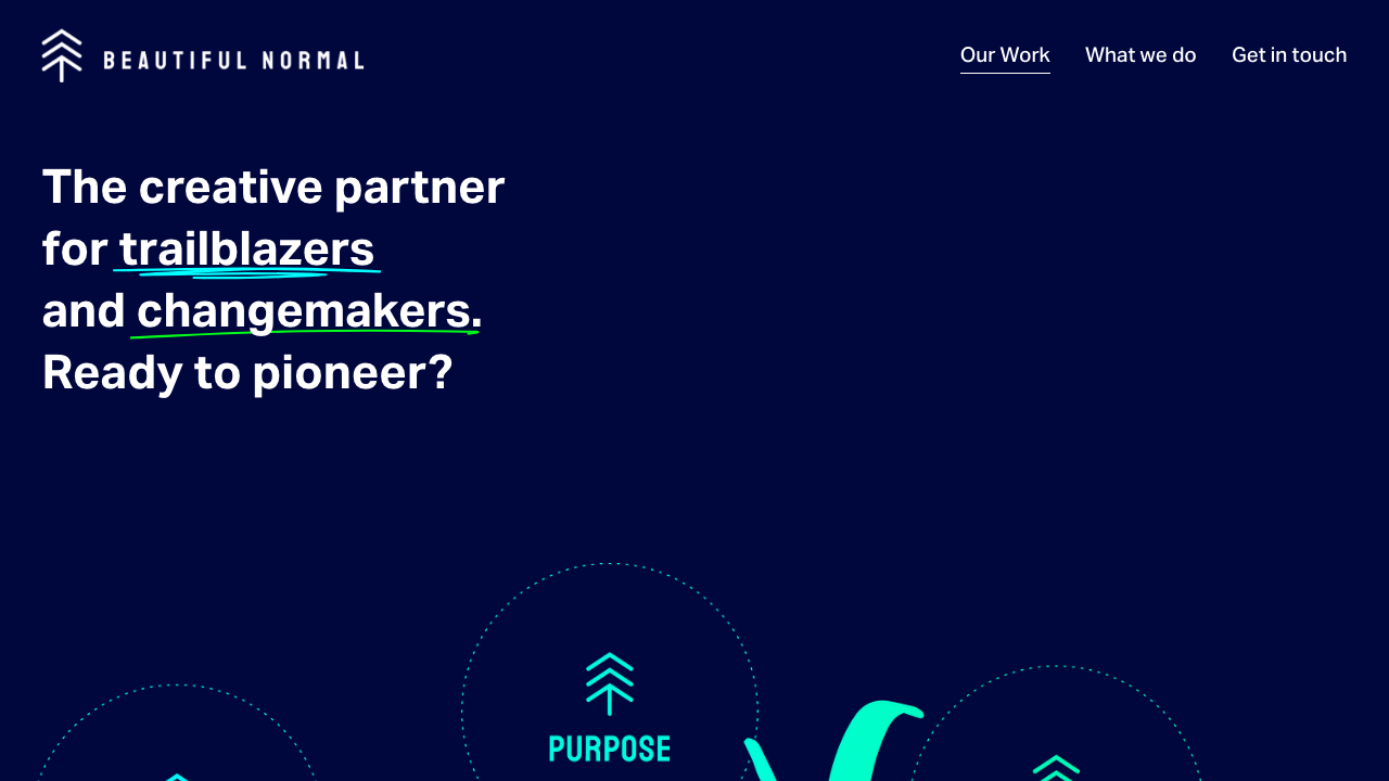 BEAUTIFUL NORMAL LTD website preview