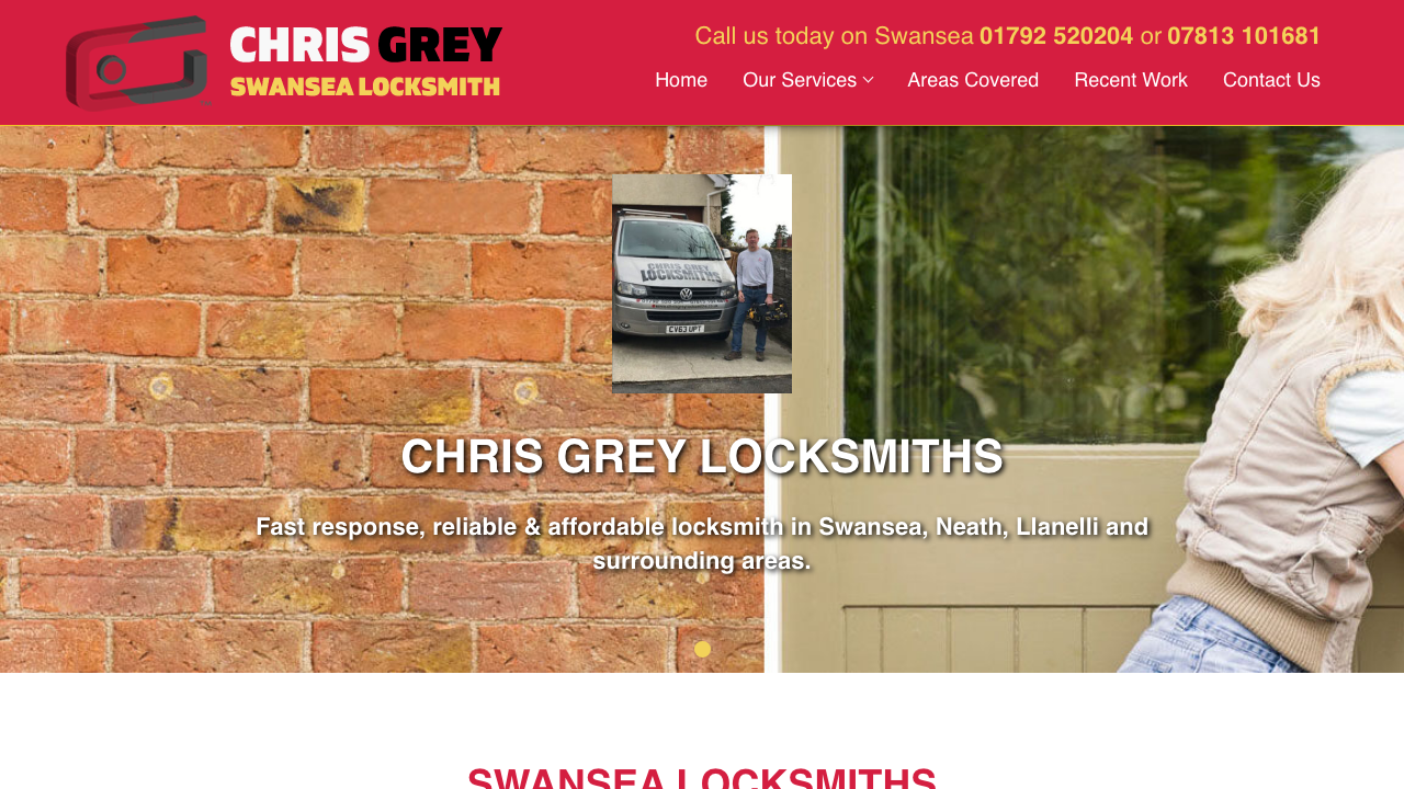 CHRIS GREY FIRE DOORS LIMITED website preview