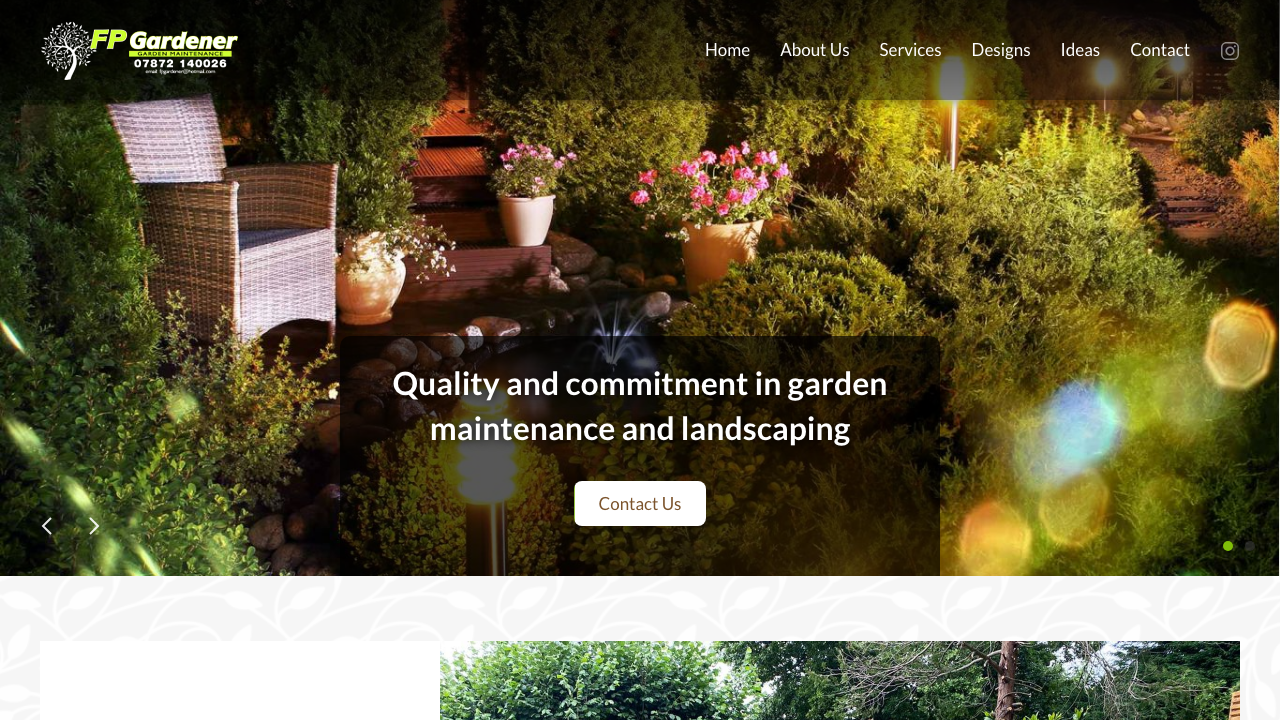 FP GARDENER LIMITED website preview