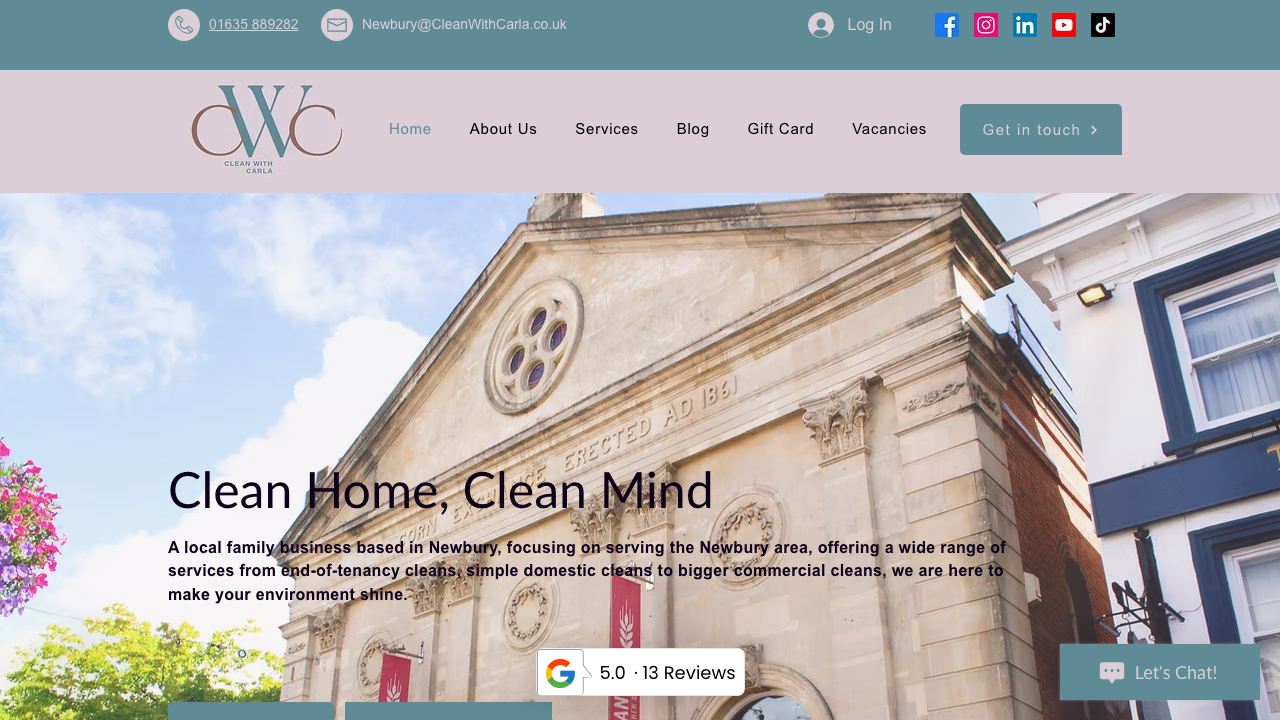 CARLA CLEANING LIMITED website preview