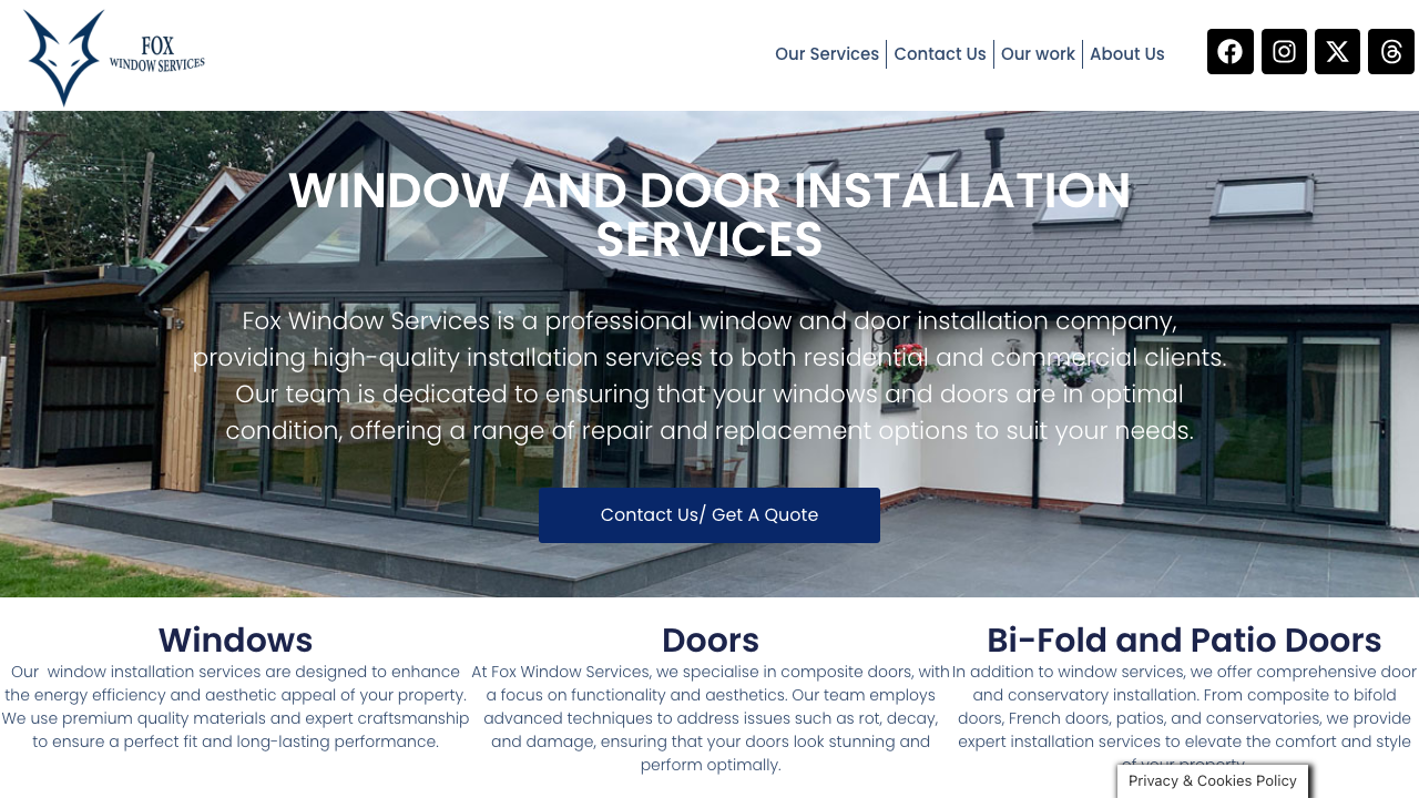 FOX WINDOW SERVICES LIMITED website preview