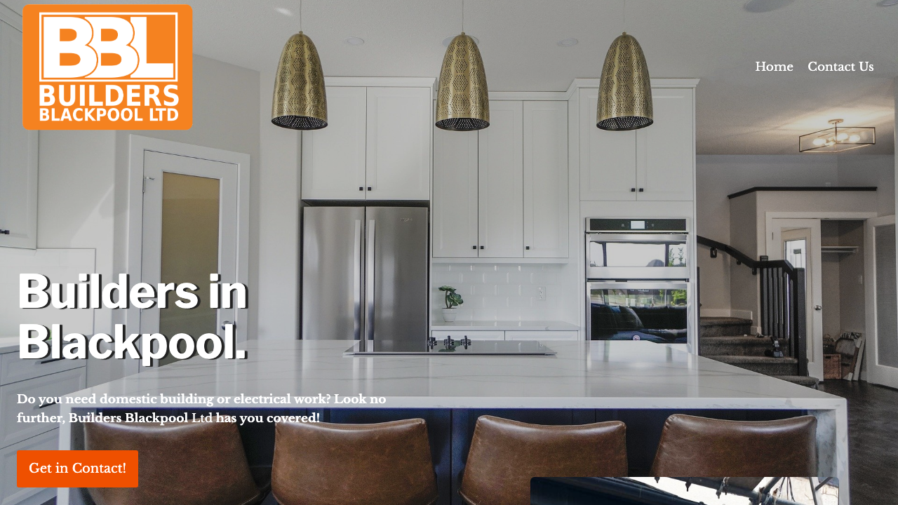 BUILDERS BLACKPOOL LTD website preview