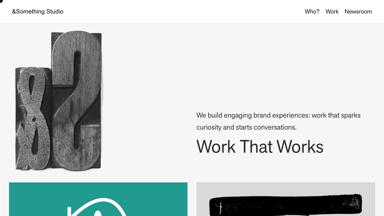 &SOMETHING STUDIO LTD website preview