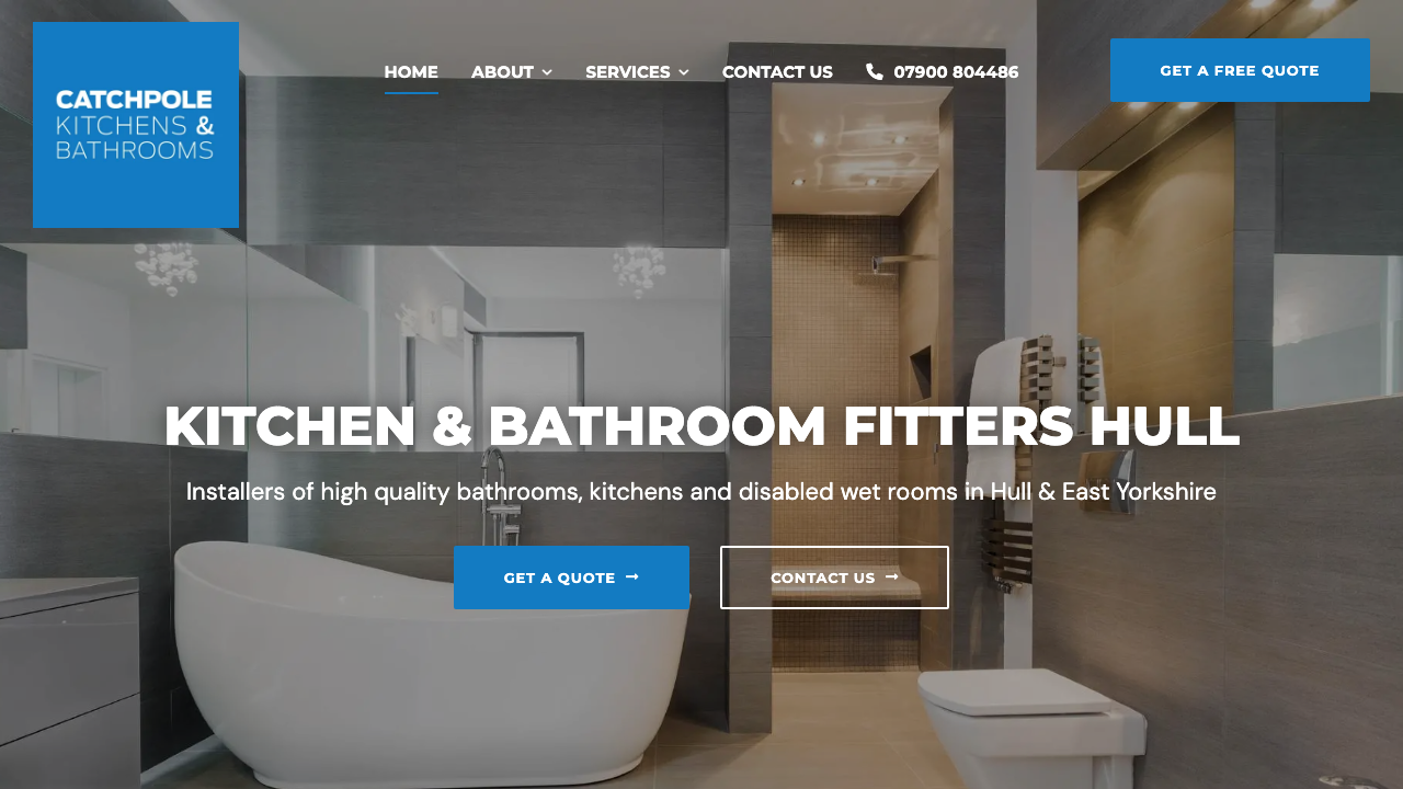 CATCHPOLE KITCHENS & BATHROOMS LTD website preview