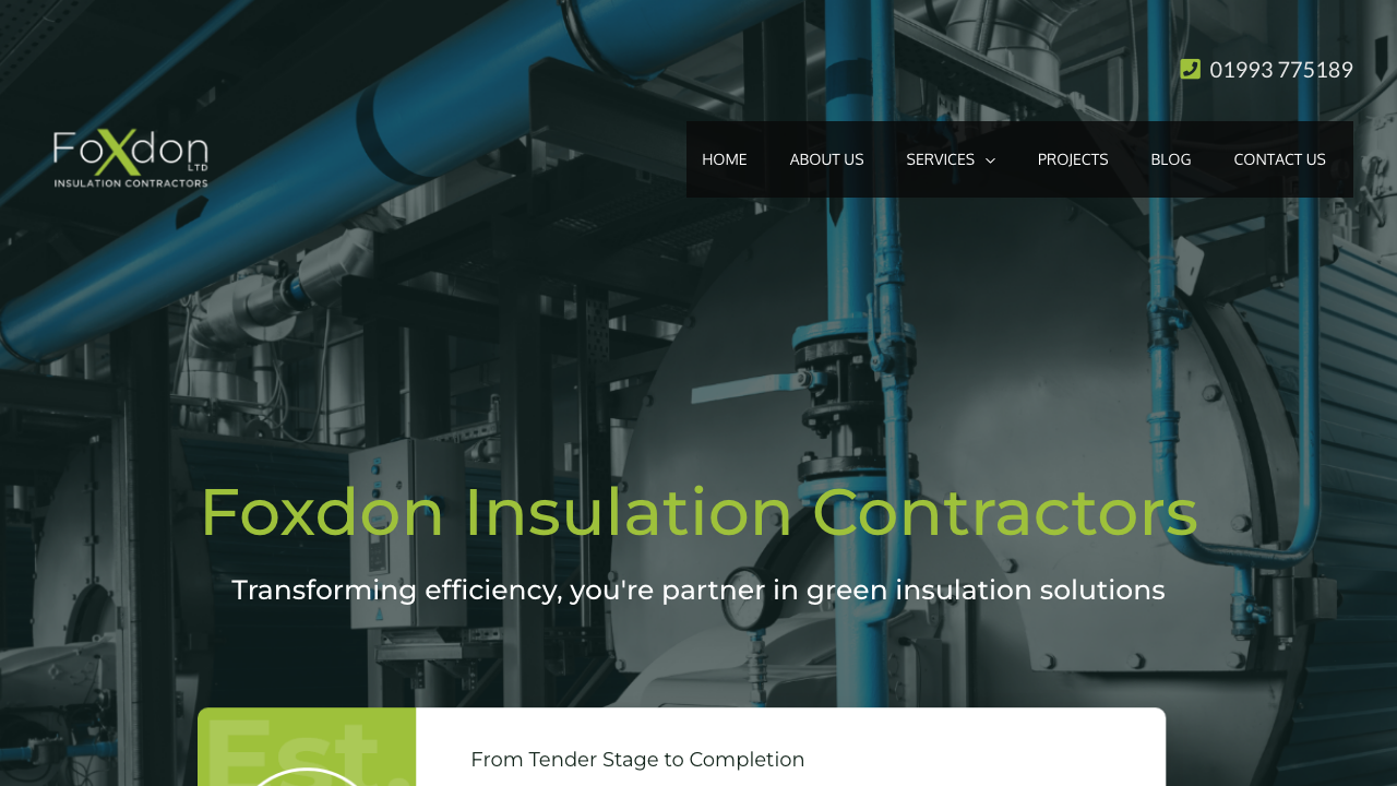 FOXDON LIMITED website preview