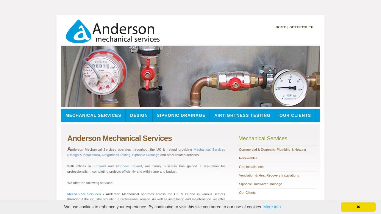ANDERSON REFRIGERATION LTD website preview