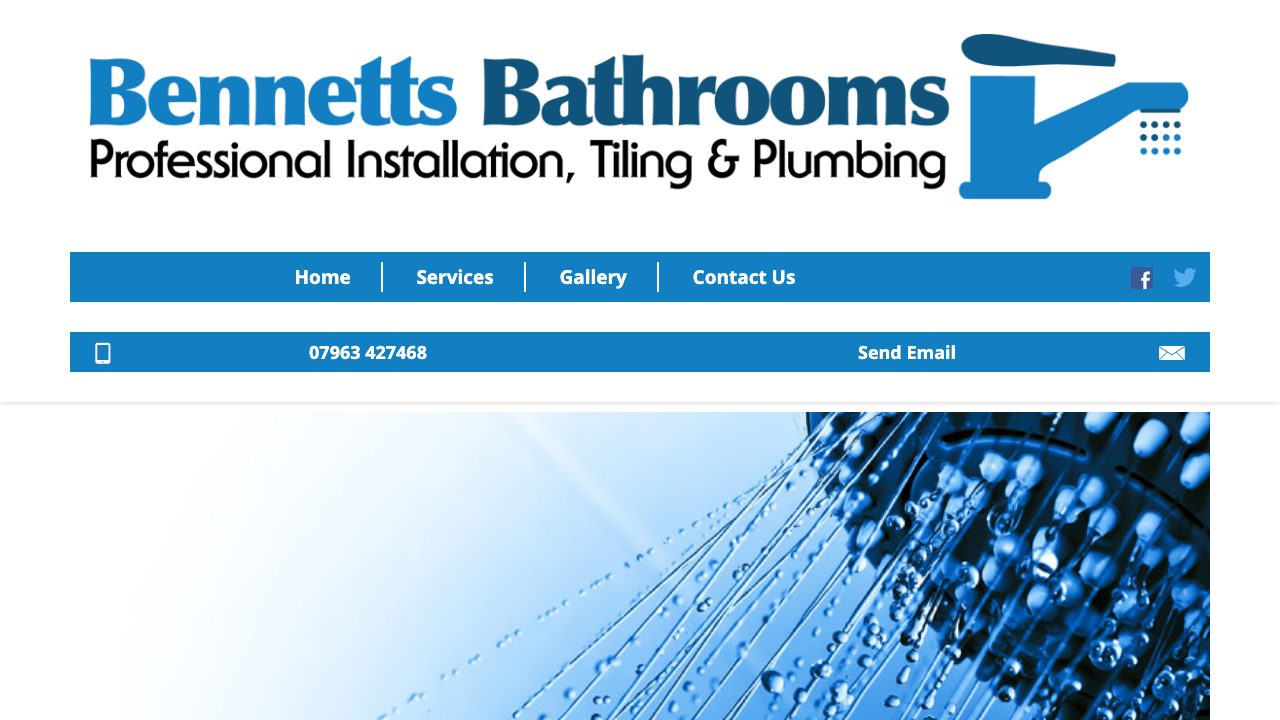 BENNETTS BATHROOMS LIMITED website preview