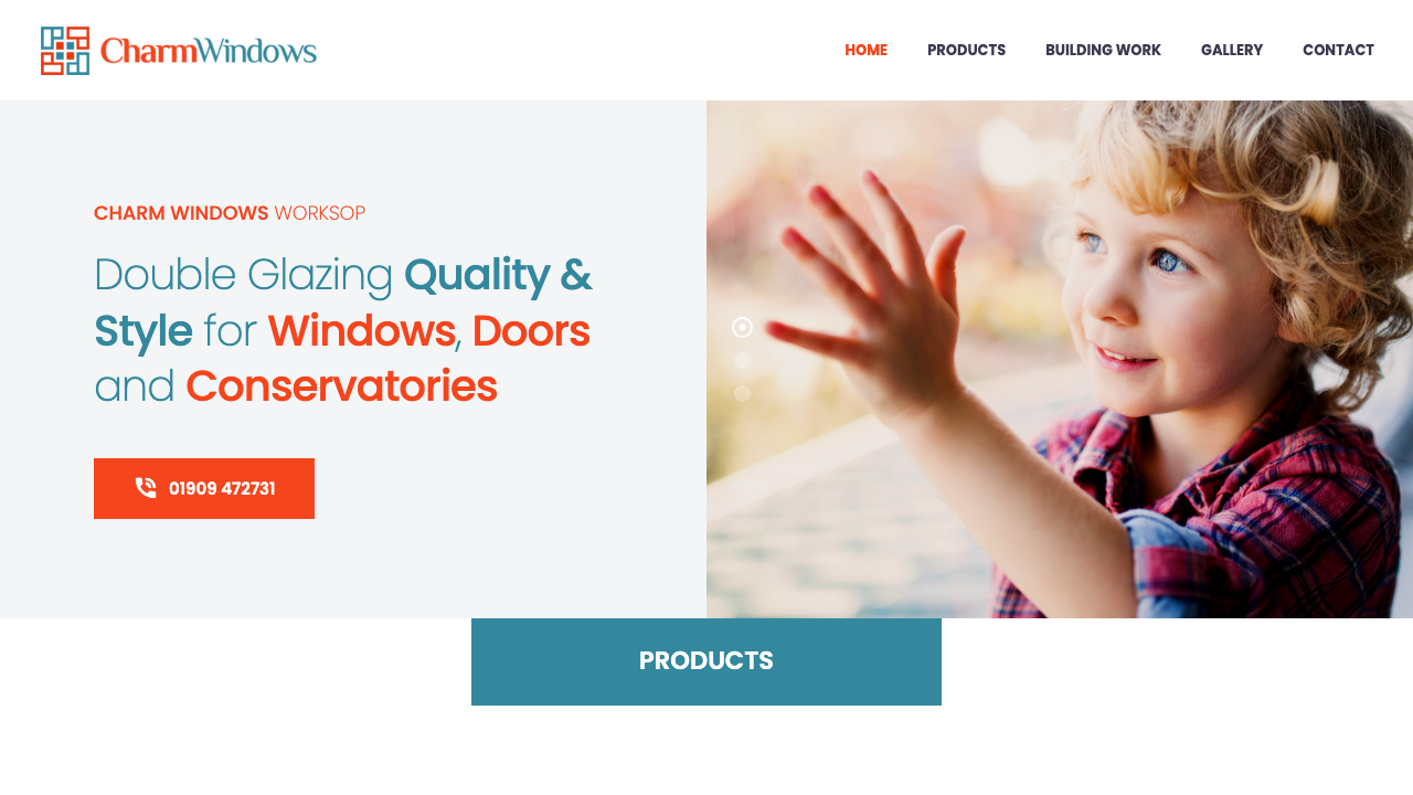 CHARM WINDOWS LIMITED website preview