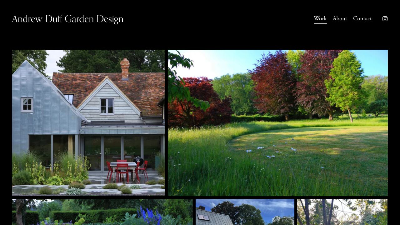 ANDREW DUFF GARDEN DESIGN LTD website preview