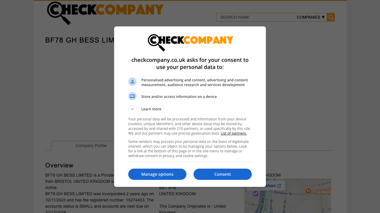 BF78 GH BESS LIMITED website preview
