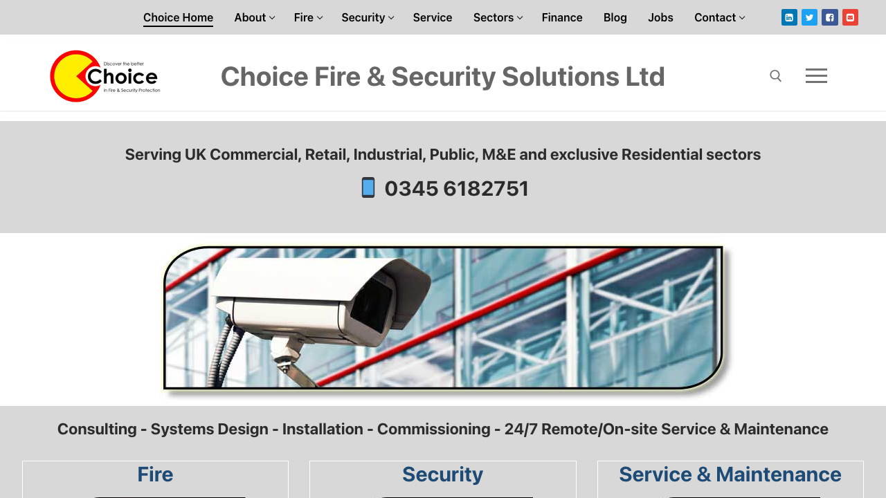 CHOICE SECURITY SOLUTIONS LIMITED website preview