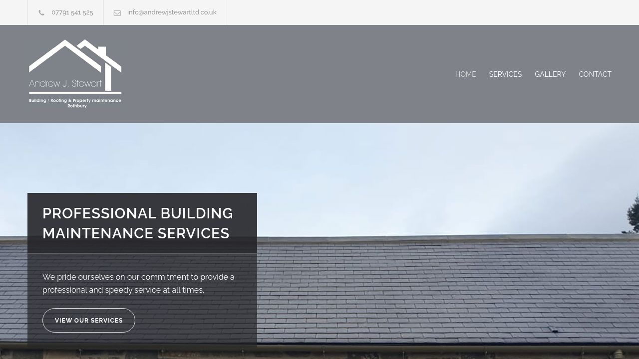 ANDREW J STEWART LTD website preview