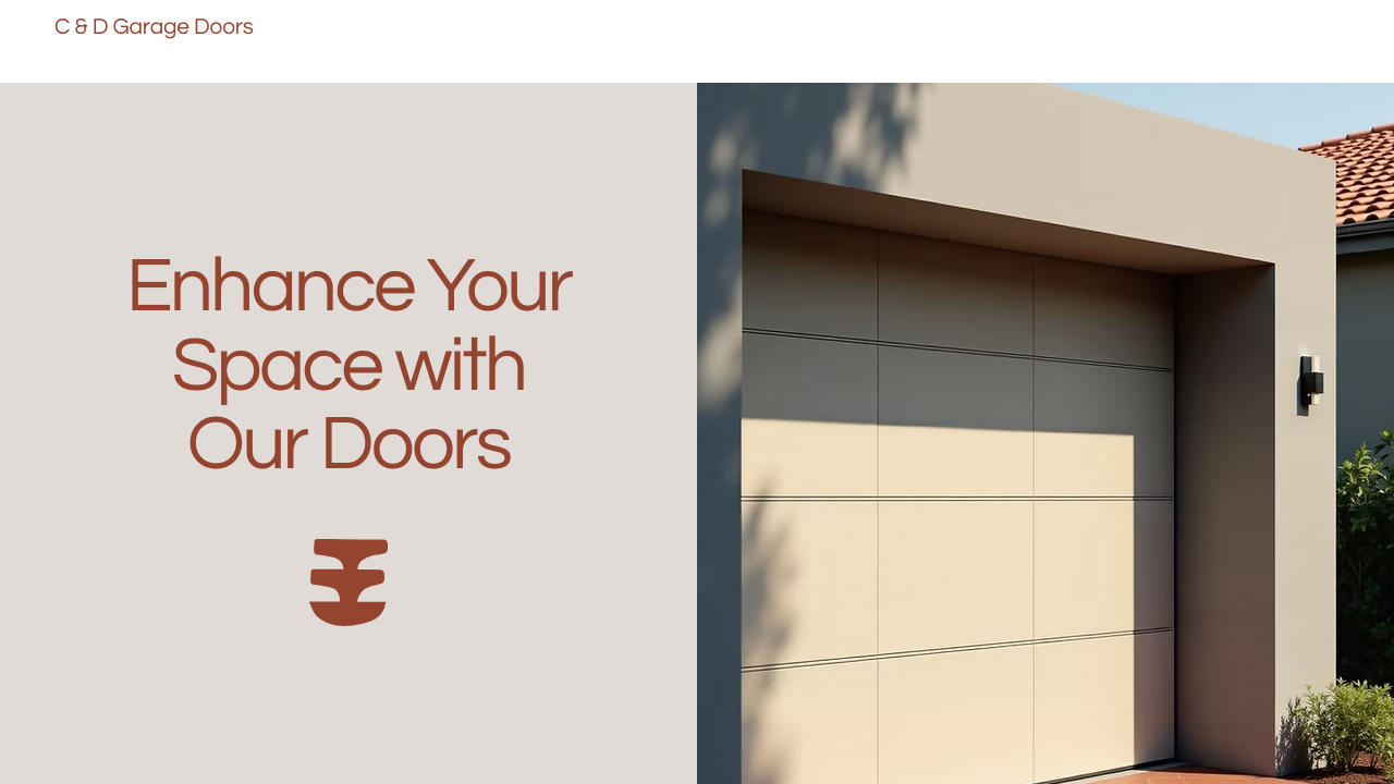 C&D GARAGE DOORS LTD website preview