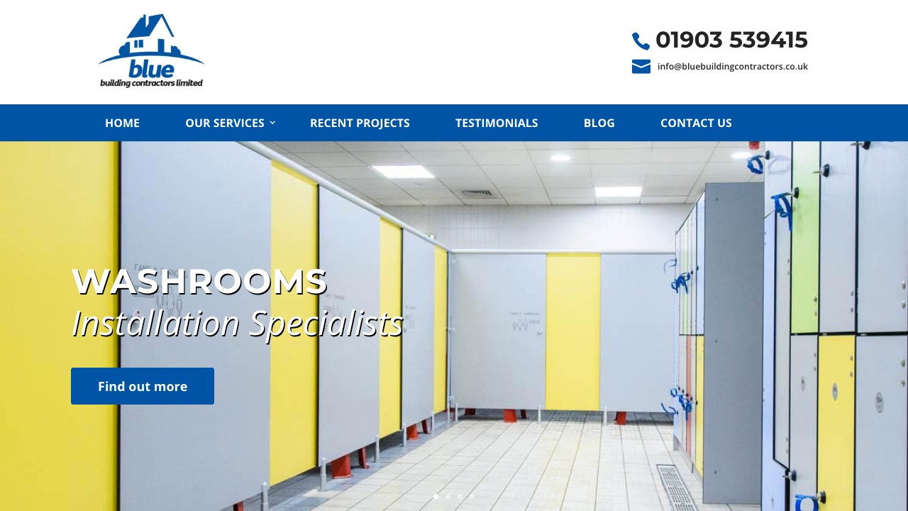BLUE BUILD CONTRACTORS LIMITED website preview