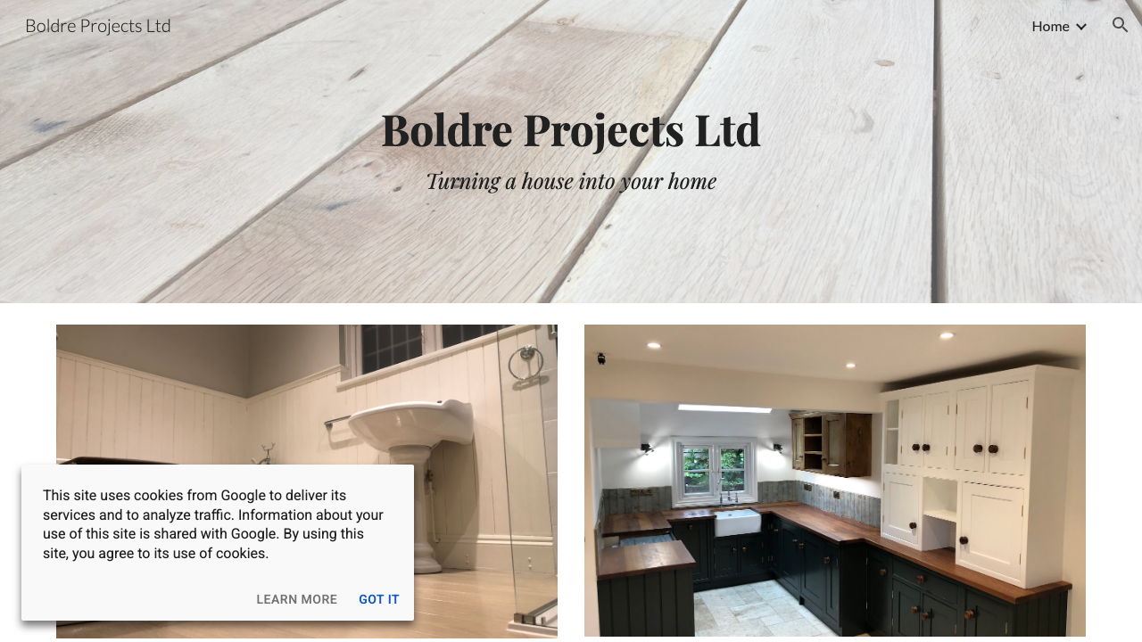 BOLDRE PROJECTS LTD website preview