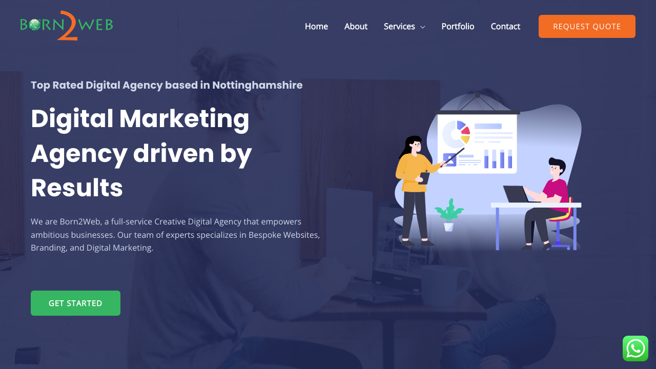 BORN2WEB LTD website preview