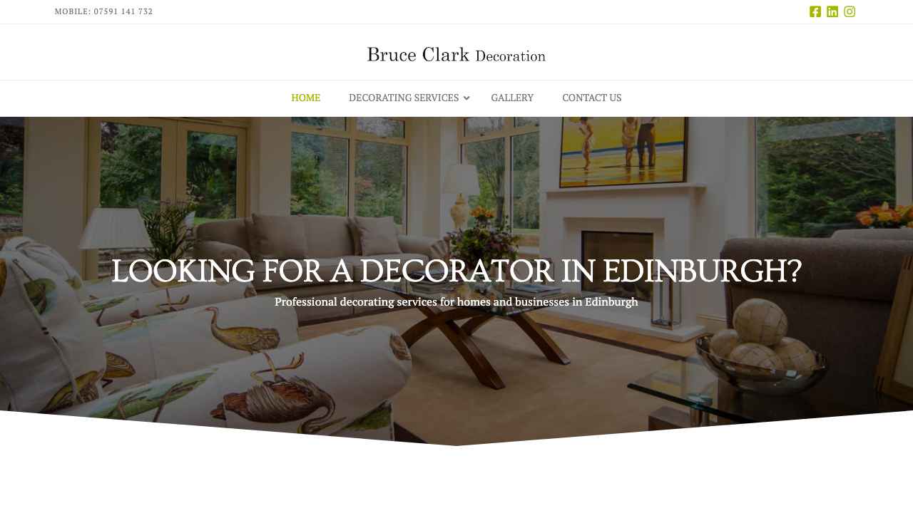 CLARK DECORATING SERVICES LTD website preview