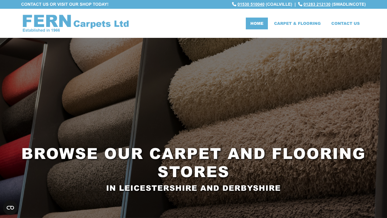 FERN CARPETS LIMITED website preview