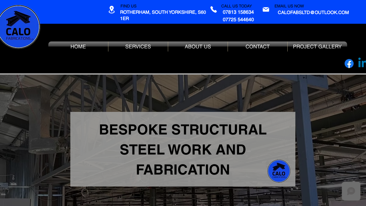 CALO FABRICATIONS LTD website preview